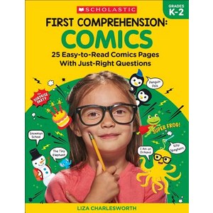 Fist Compehension: Comics: 25 Easy-To-Read Comics with Just-Right Questions Papeback, Teaching Resouces, English, 9781338314311