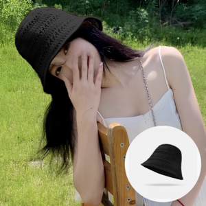 뉴이즈 라탄 벙거지 모자
