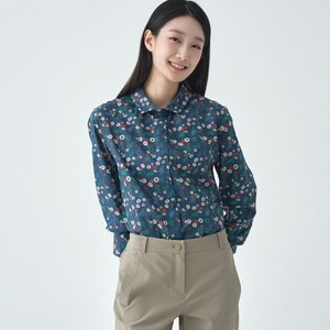 [지센] 코튼 보테니컬 블라우스 LCWSO425_NA