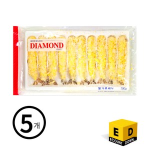 다이아몬드 빵가루 새우튀김 노란색mix 300g [ 30g x10 ] 5개