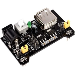 아두이노 브레드보드/빵판 전원공급장치(5V/3.3V Breadboard Power Supply Module) 0.1%의 비밀, 1개