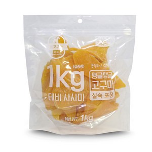 테비 사사미 탱글탱글 강아지간식, 1kg, 1개