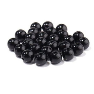 진주구슬 비즈 - 6mm/8mm/10mm/12mm/14mm/16mm/18mm/20mm, 블랙 6mm, 1개