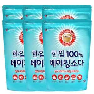 한입 베이킹소다 알파, 2kg, 6개