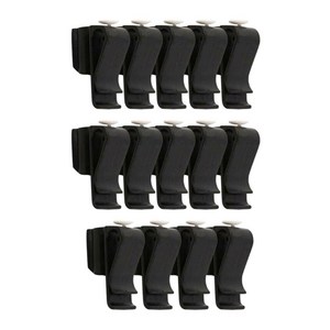 14pcs 골프 클럽 가방 클립에 퍼터 클램프 홀더 주최자 블랙 퍼팅 클립, 1) Black