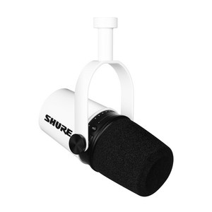 슈어 MV7 SHURE 하이브리드 팟캐스트 다이나믹 USB XLR 마이크, MV7 White, 화이트