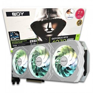 [갤럭시 공식 인증점] 갤럭시BOY RTX4070 SUPER EX GAMER WHITE OC D6X 12GB