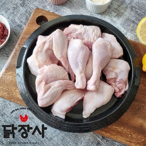 닭장사 신선 무염지 닭볶음탕용 닭고기 (냉동), 4개, 1kg