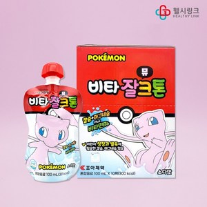 비타 잘크톤 포켓몬 뮤 소다맛 10팩, 10개, 100ml