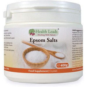 영국 Epsom Salts 헬스 리드스 엡솜 솔트 소금 마그네슘 400g, 1개