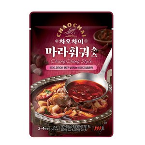 차오차이 마라 훠궈 소스, 125g, 1개