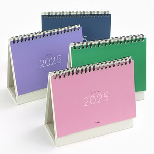 핑크풋 봉주르 2025 탁상 달력 데스크 캘린더, 2025 봉주르 탁상달력 (랜덤)