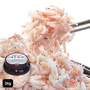 자연산 햇새우육젓 2kg (500gX4통)[34476070], 4개, 500g