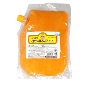 오뚜기 오쉐프 진한체다치즈소스 1kg, 1개