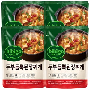 비비고 된장찌개, 460g, 4개