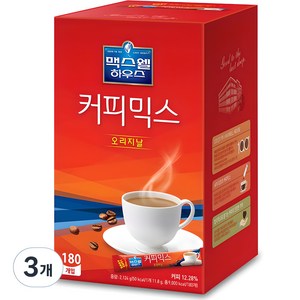 맥스웰하우스 커피믹스 오리지널, 11.8g, 180개입, 3개