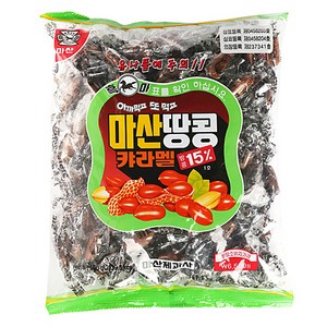 마산제과 마산 땅콩 카라멜, 500g, 4개