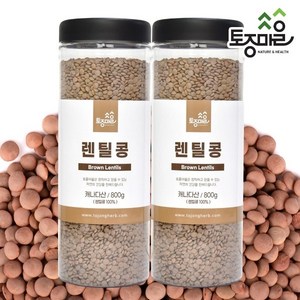 토종마을 [토종마을]렌틸콩 800g X 2통, 2개