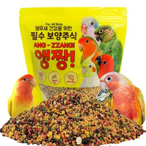 리프패럿 앵무새 필수 보양식 앵짱 사료, 500g, 1개