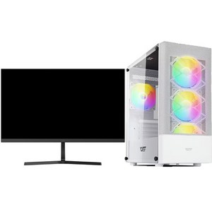 서민컴퓨터 조립컴퓨터 풀세트 조립PC 게이밍PC 게임용 컴퓨터 본체 롤 오버워치 피파 배그 배틀그라운드 펠월드 디아블로 데스크탑 고사양PC, 화이트, 16GB, 256GB, Fee DOS, CG2-1