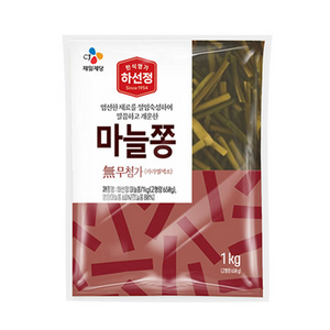 CJ제일제당 하선정 염장 마늘쫑 숙성 1kg x 1개