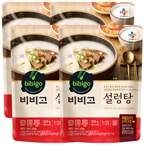 비비고 설렁탕, 500g, 4개