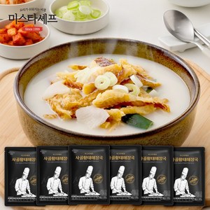 미스타셰프 사골황태해장국 600g, 6개