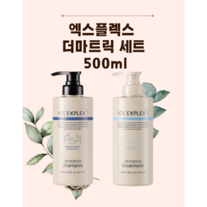 ATS 엑스플렉스 더마트릭 샴푸 500ml+ATS 엑스플렉스 더머트릭 트리트먼트 500ml, 500ml, 1개