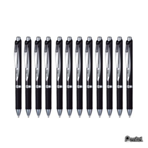 [펜텔] 에너겔 퍼머넌트 볼펜 0.7mm 1다스(12개입), 검정(A)