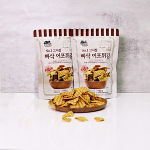 수산곳간 그시설 빠삭 어포튀김 100g_어포튀각 맥주안주 꾸이꾸이 꾸이맨, 100g, 10개