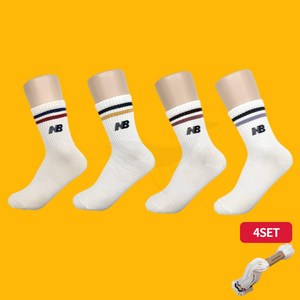 [4PACK] 뉴발란스 양말 스포츠 스트라이프 삭스 패션