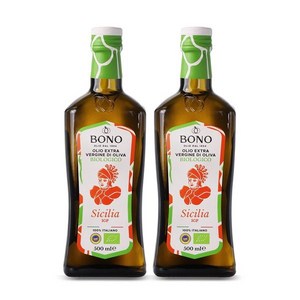 Bono 유기농 엑스트라버진올리브오일500ml x 2, 1개, 500ml