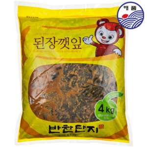 해품 반찬단지 된장깻잎 4kg 절임반찬, 1개