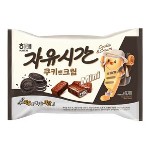 해태 자유시간 미니 쿠키앤크림, 400g, 6개