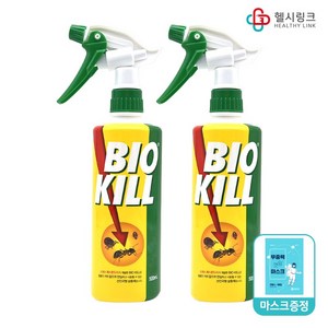 동성제약 약국 진드기 좀벌레 해충 저독성 살충제 비오킬 500ml, 1개입, 2개