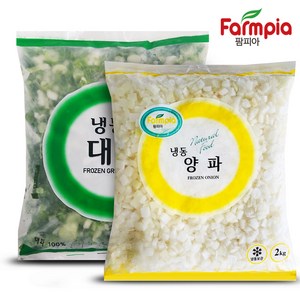 팜피아 냉동 대파 1kg + 팜피아 냉동 양파 다이스 2kg, 1개