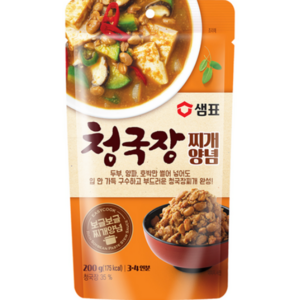 샘표 청국장 찌개 양념, 200g, 1개