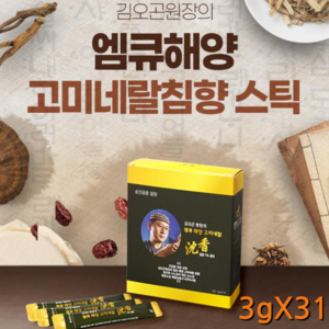 김오곤원장의 엠큐눈소금 엠큐해양 고미네랄소금 침향 스틱 3gX31 엠큐눈소금, 1개, 3g