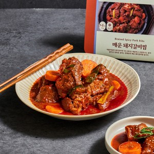 면채반 매운 돼지 갈비찜 밀키트 (700g), 700g, 3개