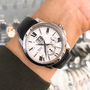 SNP143J1 세이코 SEIKO 프리미어 키네틱 가죽시계