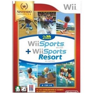 [중고] 위스포츠 리조트 2CD 합본 국내판 정품 닌텐도위 wii CD, 위스포츠, 리조트 2CD 합본