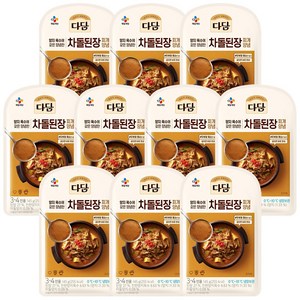 (냉장)[다담]차돌된장찌개양념, 145g, 10개