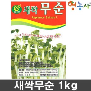 새싹 무순 씨앗 1kg 영농사, 무순씨앗1kg, 1개