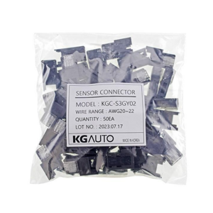 센서커넥터, KGC-S3 (3P 소켓), GY02 (AWG 20-22) 외경(1.6-2.0mm), 1개