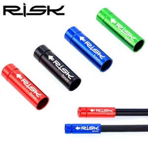 RISK 브레이크 변속기 겉선 케이블 마감재 엔드캡 RD0426, 4mm 변속기어용, 블루, 1개