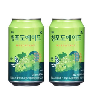 일화 청포도에이드_350mlx24can, 24개, 350ml