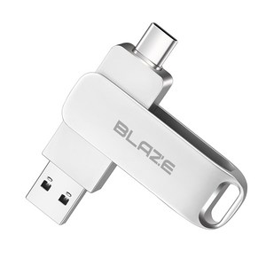 블레이즈 USB 메모리 128G C타입 USB 듀얼 아연합금 당일발송, 128GB