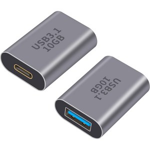 USB 3.1 10Gbps 타입C to A타입(F) 충전젠더, 2개, C to A