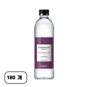 휘오 다이아몬드 EC 네추럴 미네랄 워터, 500ml, 180개