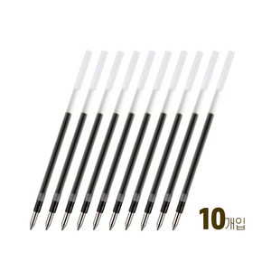 유니 uni 제트스트림 다색 (멀티) 볼펜심 / 유성볼펜 리필 10개입 (0.38mm 0.5mm 0.7mm), 10개, 그린 (SXR-80-05)